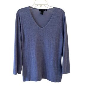 Nomadic Traders Purple V-Neck Women's Sweater